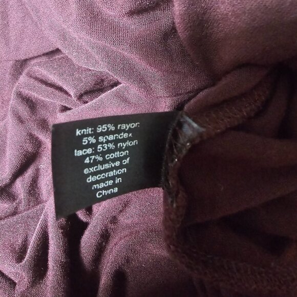 Lane Bryant Burgendy Blouse - Picture 6 of 10